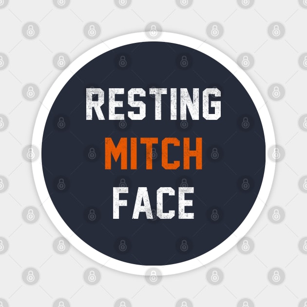 Resting Mitch Face Magnet by BodinStreet